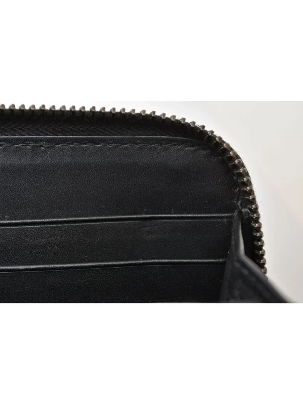 Bottega Veneta Wallet Zip Around Intrecciato Black